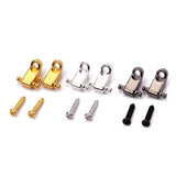 Max 2pcs/Set Copper Electric Guitar Roller String Tree Guides Retainer w/ Screws