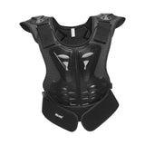 Maxbell Kids Body Armored Vest Chest Spine Protect Bike Sports Protective Gear Kids Black Color M
