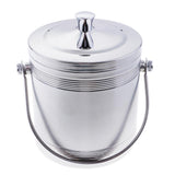 Max Portable Ice Bucket Stainless Steel Beer Barrel with Strainer  205xΦ150mm
