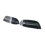 Maxbell 2 Pieces Fog Lamp Cover Set Replaces for Mercedes Benz C Class W205 With bright strip