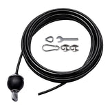 Maxbell Steel Wire Rope String Dia 5M Exercise Home Gym Cord Fitness Pulley Cable Adjustable with Set