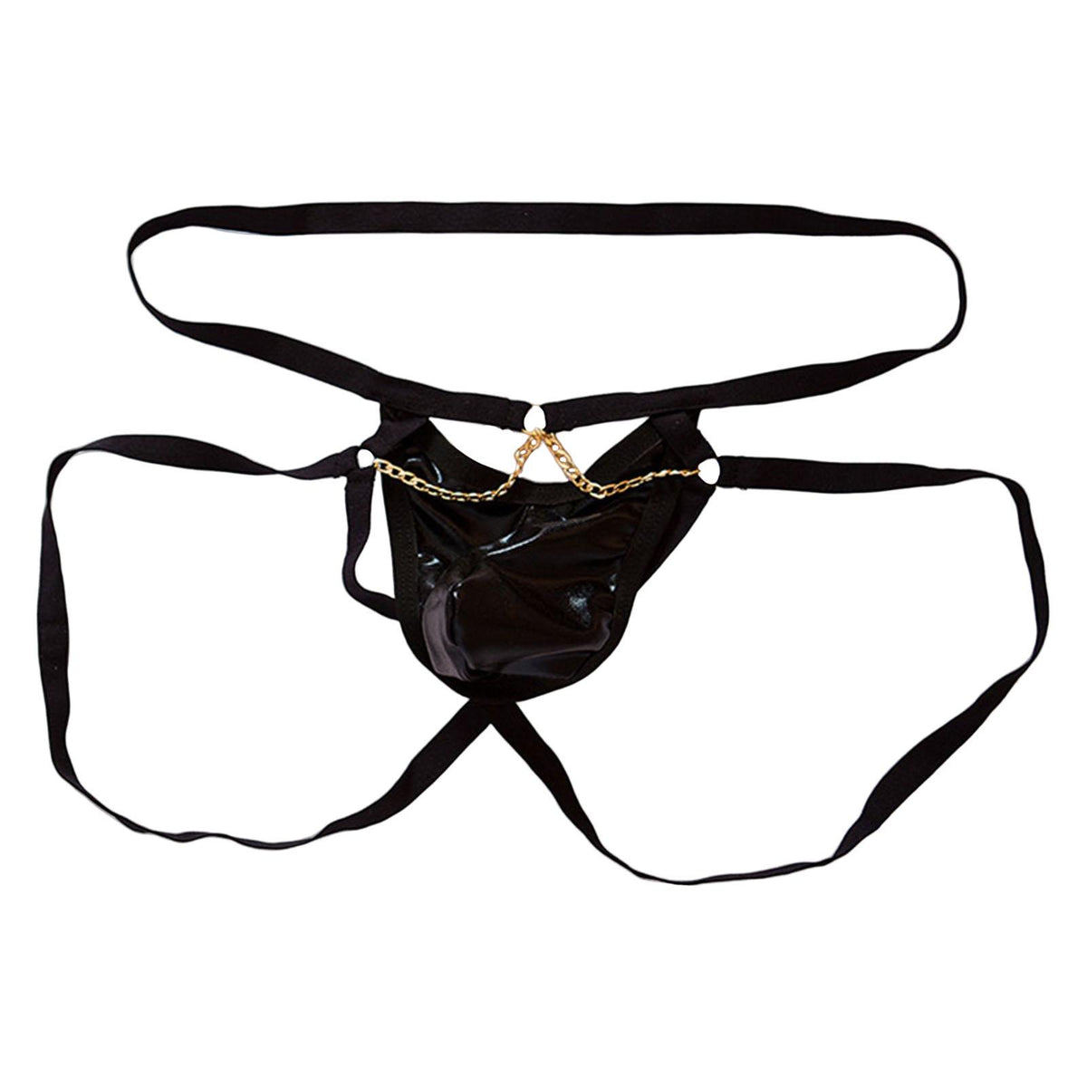 Maxbell Mens Jockstrap Underpant Low Waist Summer Elastic Open Butt Comfy G Strings