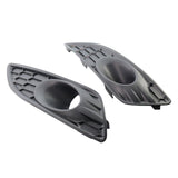 Maxbell 2x Hollow Front Bumper Lower Grilles for Ford Fiesta 2013 2014 2015 2016