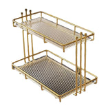 Maxbell Gold Makeup Organiser Storage Cosmetic Jewellery Desk Girls Display Holder