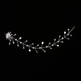 Maxbell Elegant Pearls Bridal Bridesmaid Hairband Wedding Hair Accessories Silver