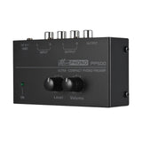 Maxbell PP500 Phono Turntable Preamp Electronic RCA Input RCA/TRS Output Stereo