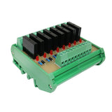 Max Solid State Relay Module Driver Board High Level Trigger 8 CH w/ Base 24V