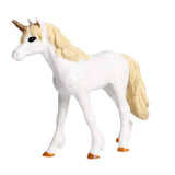 Maxbell Unicorn Fantasy Horse Model Pegasus Figurine for Home Decor Toys Yellow