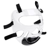 Maxbell Taekwondo Mask Face Protector Kickboxing Cap Outdoor Sports Transparent L