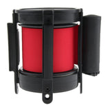 Maxbell 5m Retractable Stanchion Belt Crowd Queue Control Barrier Mounted Accessory Red