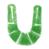 Max Reusable Hot Cold Therapy Pack with Gel Beads Ice Pack for Neck Pain Green