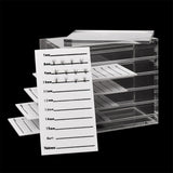 Maxbell 5 Tiers Professional Grafting False Eyelash Organizer Collection Storage Box