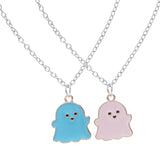 Maxbell 2Pcs Couple Pendant Necklaces Creative Decorate for Party Valentine'S Day