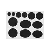 Maxbell Down Jacket Repair Patches Clothing Repair Patch Fabric Patch for Clothes 12pcs Black