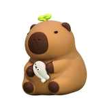 Maxbell Capybara Statue Collectible Crafts Animal Figure for Festival Auto Bookshelf Style C