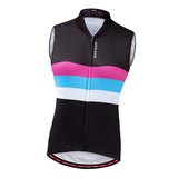 Maxbell Cycling Vest Jersey Women Sleeveless Breathable Reflective Tops Black S