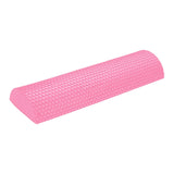 Maxbell Lightweight Yoga Column Roller Foam Roller Massage Semicircle for Home Gym Pink