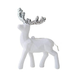 Maxbell Elk Christmas Tree Decoration Gift Decorative for Xmas Tree Photography Prop White