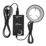 Maxbell 62mm Stereo Microscope Ring Light Lamp Illuminator Kit with Power Adapter