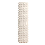 Maxbell Yoga Column Foam Roller Pliable for Gym Equipment Body Stretching Sport White