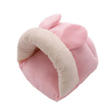 Max Small Pet Mouse Hamster Squirrel Sleeping Bag Cotton Winter Warm House Nest Pink