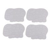 Maxbell 4Pc 3D Blank Paper Jigsaw Puzzle DIY Kids Creative Painting Crafts Elephant