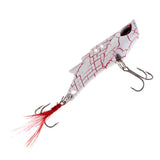 Maxbell Metal Vibration VIB Fishing Lure Spinner Spoon Hard Bait Crankbaits White