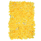 Max Maxb Artificial Pastic Silk Hydrangea Flower Carpet for Wedding Decor Yellow