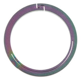 Max Titanium Ring Buckle Round Snap Hook Keychain Carabiner Clip 26mm Colorful