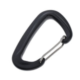 Max Maxb 12KN/5KN 7075 Aluminum Carabiner D-Ring Key Chain Clip Hooks  Black