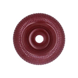 Maxbell 3.94inchx0.87inch Angle Grinder Carving Disc Wood Shaping Wheel for Cleaning dark red