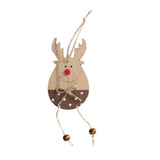 Max Christmas Moose Wood Pendant Christmas Tree Decoration Charmings Style02