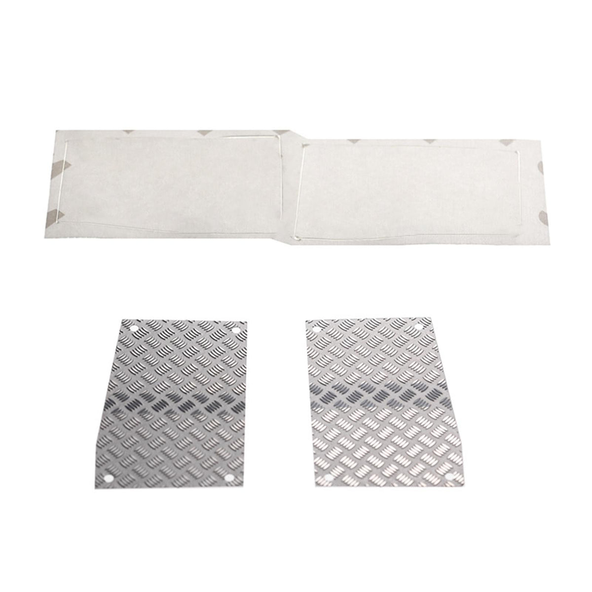 Maxbell A-Pillar Side Angle Anti-Scratch Cover for Axial SCX6 RC Hobby Model Car Silver