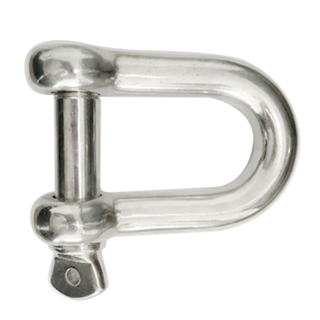 Maxbell Marine Boat Sail Anchor Chain Rigging D Shackle Pin 304 Stainless Steel 22mm