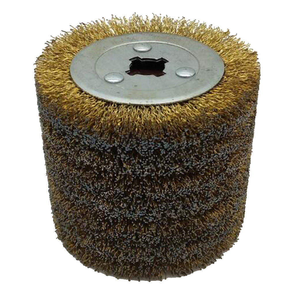 Maxbell Steel Wire Brush Wheel Polishing Deburring Wheel f/ Electric Striping 0.15mm