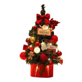 Maxbell Fairy Lights LED Party Outdoor String Lights Festival Lighted Christmas Tree Red 15x14x60cm