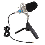 Max Maxb USB Table Studio Condenser Microphone with Tripod Stand Filter Shield Gold