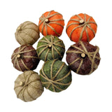 Maxbell Artificial Pumpkin Decorative Lifelike Craft for Table Thanksgiving Decor 8 Without Plaid
