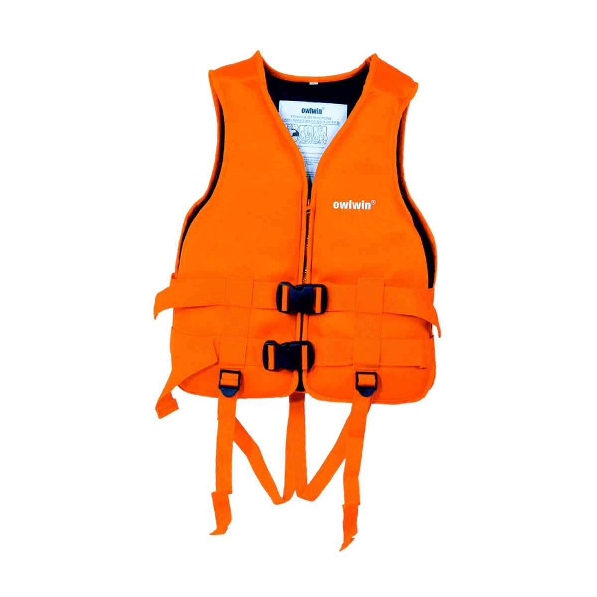 Maxbell Neoprene Life Jackets Kayaking Paddle Board Buoyancy Aid Skin Friendly Orange M