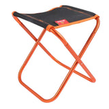 Max Portable Folding Chair Outdoor Chair Seat Stool Fishing Camping Orange