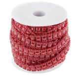 Max 10m Artificial Pearl Beads Chain Garland Strands Wedding Party DIY Decor Red