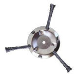 Maxbell Stainless Steel String Trimmer Head Weed Eater Head for Trimmer Accessories 7in 3 Cutter