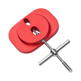 Maxbell Universal Fishing Reel Removal Tool for Outdoor Activities DIY Modified Tool Red