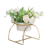 Maxbell Artificial Flowers Wedding Party Flowers Indoor Outdoor Decor White