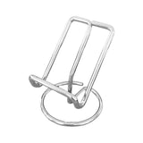 Maxbell Desktop Phone Holder Rack Business Cards Holder Cell Phone Stand Non Slip Silver