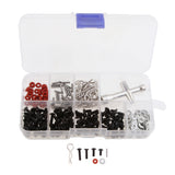 Max 241 in 1 M3 Repair Flat Round Head Screws Tool Box for HSP RC Crawler Acces