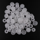 Maxbell Screw Cover Cap Hole Plug Furniture Hinge Hole Cap  100PCS White