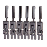 Max 6 Pieces Tremolo Bridge String Roller Saddle for Electric Guitar Black