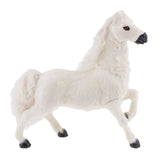 Max Lifelike Horse Statue Indoor Outdoor Garden Ornament Prop Model Figure White