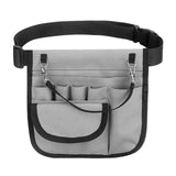 Maxbell Nurse Fanny Pack Waist Pouch Organizer Multiple Pocket Tape Holder Storage Gray